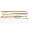 Solid 14K Yellow Gold Mens Rope Chain 3 mm 22 24 26 28 30"