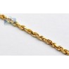 Solid 14K Yellow Gold Mens Rope Chain 4mm 20 22 24 26 28 30"