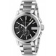 Gucci G-Chrono Black Dial Steel Mens Watch YA101204