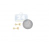 14K Yellow Gold 1.60 ct Round CZ Screw Back Womens Stud Earrings 6 mm