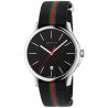 Gucci G-Timeless Web Nylon Black Dial Mens Watch YA126321