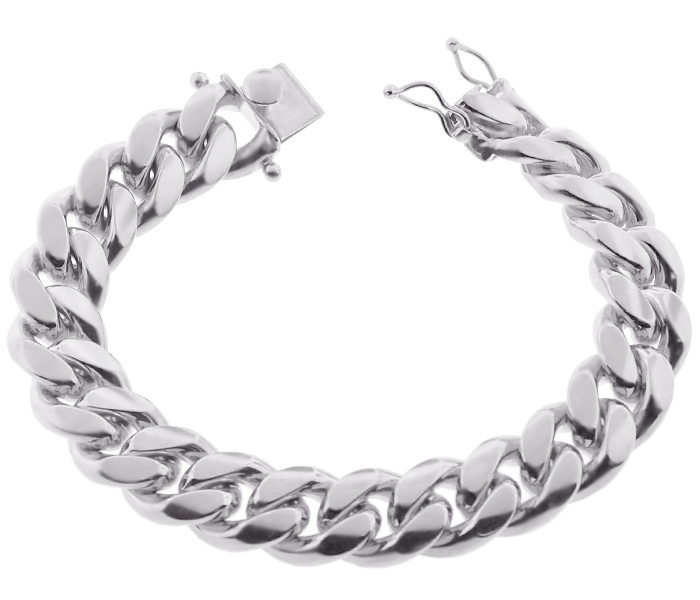 Details about   Miami 6.2 mn Cuban Sterling Silver Chain & Bracelets  #4  .925 Pure Silver 