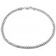 925 Sterling Silver Miami Cuban Link Mens Bracelet 4 mm 9 inch