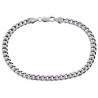 Sterling Silver Miami Cuban Link Mens Bracelet 6 mm 9 1/4 inches