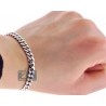 Solid Sterling Silver Miami Cuban Link Mens Bracelet 6 mm 9.25"