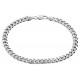 Sterling Silver Miami Cuban Link Mens Bracelet 6.5 mm 9 inches