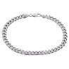 Solid Sterling Silver Miami Cuban Link Mens Bracelet 6.5mm 9"