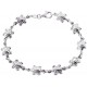 925 Sterling Silver Turtle Charm Womens Bracelet 7 1/2 Inches