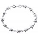 925 Sterling Silver Star Charm Womens Bracelet 7 1/2 Inches