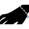 Italian 925 Sterling Silver Star Charm Womens Bracelet 7.5"