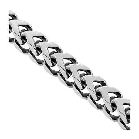 Solid 925 Silver Mens Franco Chain 3 mm 20 22 24 26 28 30 inch