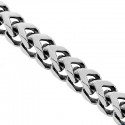 Solid 925 Sterling Silver Franco Link Mens Chain 3 mm