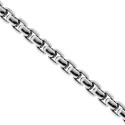 Solid Sterling Silver Round Box Unisex Chain 1.5 mm