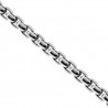 Solid Sterling Silver Mens Round Box Chain 5 mm 20 22 24 30 inch