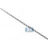 Sterling Silver Solid Cable Mens Chain 3 mm 20 22 30 inches