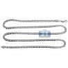 925 Silver Solid Miami Cuban Link Mens Chain 4 mm 22 28 30 inch