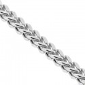 Sterling Silver Hollow Franco Mens Chain 3 mm