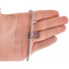 925 Sterling Silver Hollow Franco Mens Chain 3.5 mm 30 36 inch