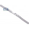 925 Sterling Silver Hollow Franco Mens Chain 4 mm 28 36 inch
