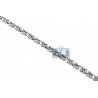 Sterling Silver Mens Byzantine Chain 5 mm 24 26 28 30 36 inches