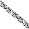 Sterling Silver Solid Byzantine Mens Chain 6 mm 22 24 26 30 inch