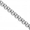 Sterling Silver Bismark Mesh Mens Womens Chain 3 mm 18 20 22 inch