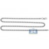 Sterling Silver Bismark Mesh Mens Womens Chain 3 mm 18 20 22 inch