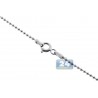 Sterling Silver Army Ball Womens Chain 1 mm 16 18 20 inches