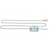 Sterling Silver Army Ball Mens Womens Chain 1.5 mm 16 18 20 inch