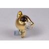 GIA 18K Yellow Gold 3.68 ct Fancy Brown Diamond Womens Cat Ring