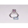 Womens GIA Pink Sapphire Diamond Solitaire Ring 18K Gold 2.78 ct