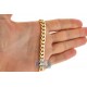 Solid 10K Yellow Gold Miami Cuban Link Mens Chain 8 mm