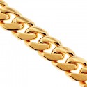 Solid 10K Yellow Gold Miami Cuban Link Mens Chain 3.4 mm