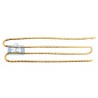 Solid 10K Yellow Gold Miami Cuban Link Mens Chain 3.4mm Lobster