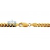 Solid 10K Yellow Gold Miami Cuban Link Mens Chain Necklace 7 mm