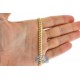 Solid 10K Yellow Gold Miami Cuban Link Mens Chain 5 mm