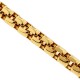 14K Yellow Gold Box Diamond Cut Link Mens Chain 2 mm