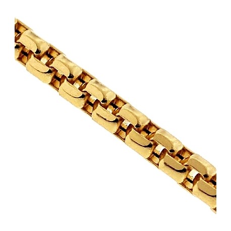 USA Made. box chain White Gold Chain Necklace 1mm 18karat Diamond Cut 24K 30X Thicker Than Any Overlay 