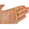 Italian 10K Yellow Gold Byzantine Link Mens Chain 2.5 mm