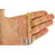 Italian 10K Yellow Gold Mariner Puff Link Mens Chain 5.5 mm