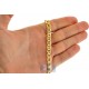 Italian 10K Yellow Gold Hollow Mariner Link Mens Chain 6 mm