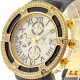 Aqua Master El Russo 5.35 ct Diamond Leather Yellow Watch