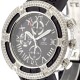 Aqua Master El Russo 5.35 ct Diamond Black Rubber Watch
