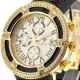 Aqua Master El Russo 5.35 ct Diamond Rubber Yellow Watch