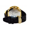 Mens Diamond Gold Watch Aqua Master El Russo 5.35 ct Rubber Band