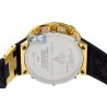Mens Diamond Gold Watch Aqua Master El Russo 5.35 ct Rubber Band