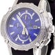Aqua Master Nicky Jam 5.00 ct Diamond Mens Blue Watch