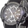 Mens Diamond Black Watch Aqua Master Nicky Jam 5.00 Carat