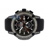 Mens Diamond Black Watch Aqua Master Nicky Jam 5.00 Carat