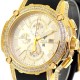 Aqua Master Nicky Jam 5.00 ct Diamond Mens Yellow Watch